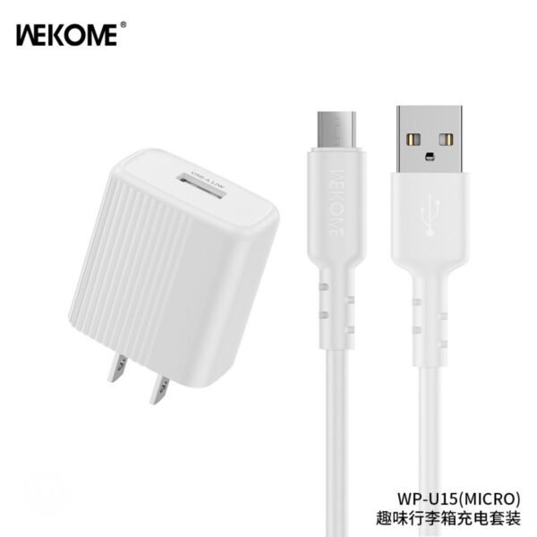 WP-U15 3A data cable + 12W charger set
