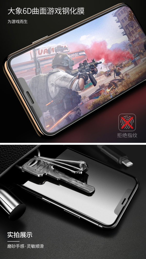 WTP-019 Elephant 6D Privacy Screen Protector