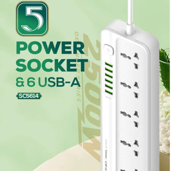 i1250 POWER SOCKET & 6 USB-A