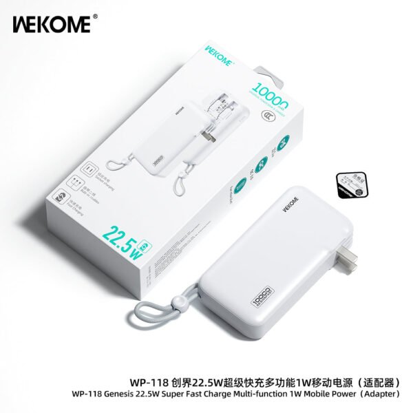WP-118 22.5W super Fast Charge Multi-function Mobile Power (10000mAh)
