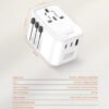 i1251 PD20W+QC18W Universal Travel All-In-One Adapter.