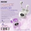 WS-01 Small Cloud Digital Display Wireless Bluetooth Earphone