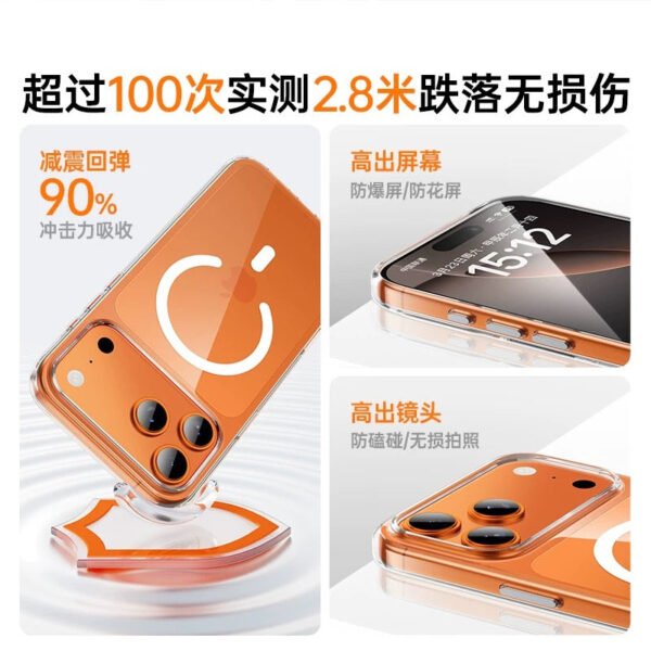 61BE32AC-87AA-4760-897F-04154E9B02E2.jpg i1254 Memumi Transparent Magnetic Ultra-Thin Drop-Proof Protective Case