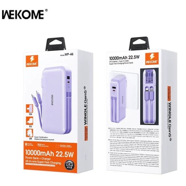 WP-46 Powerbank Charger all in one Super Fast charging