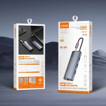 i1152 6in1 Type-C Hub Adapter 100max PD Fast Charging