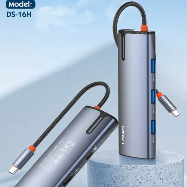 i1152 6in1 Type-C Hub Adapter 100max PD Fast Charging