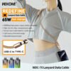 WDC-70 Premium 65W Fast Charging USB-C Lanyard Cable - 1.6M Braided Nylon