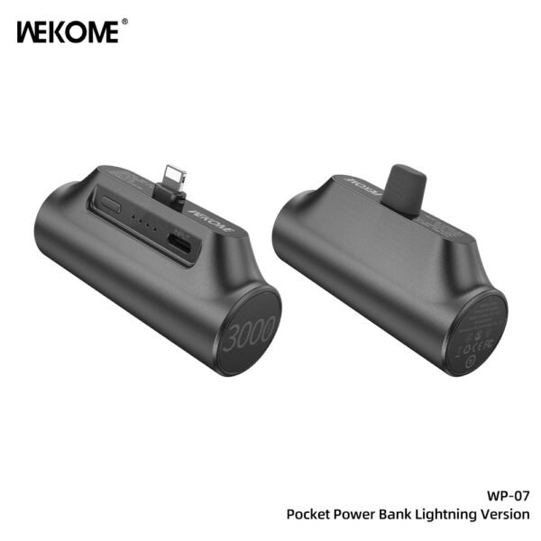 C56DF7CA-9FEE-4BF8-A6B8-FC25D4382709.jpg WP-07 Pocket Power Bank Lightning/Type-C Version (3000mAh)
