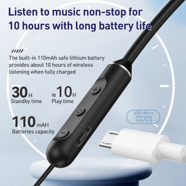 i1227 ZGA Neck-mounted Sports Bluetooth Headset