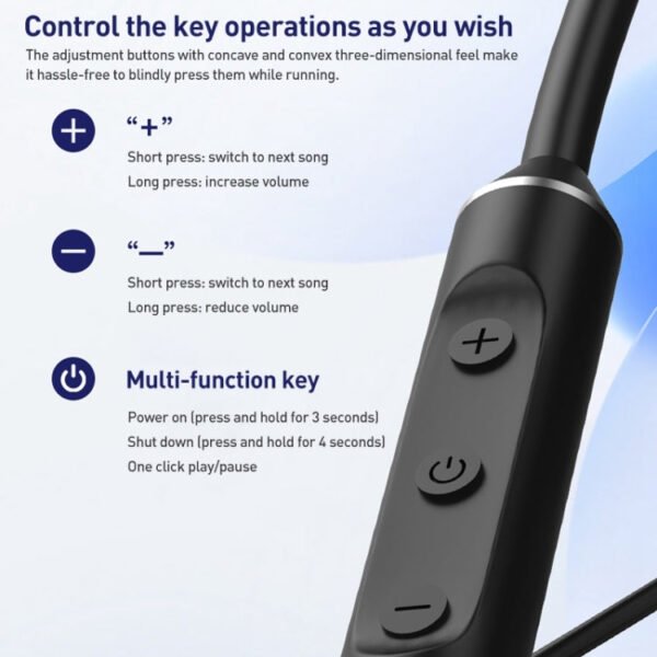 i1227 ZGA Neck-mounted Sports Bluetooth Headset