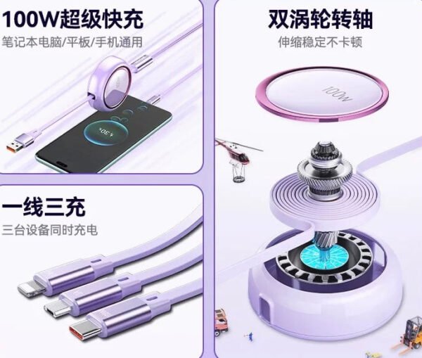 F1BB7004-EACD-48D0-BA29-8624E0811FDA.jpg WDC-18 STARSER ES 100w High-power Retractable Data Cable