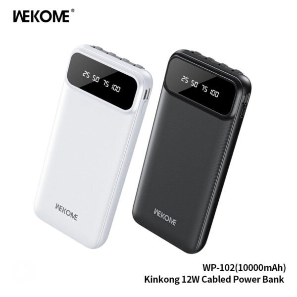 FullSizeRender_9b4feaa7-dd93-4bd7-b499-4ada5aa9c931.jpg WP-102 Kinkong 12W Cabled Power Bank (10000mAh)