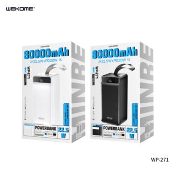 WP-271 POWERBANK 80000MAH MINRE SERIES 22.5W SUPER CHARGING