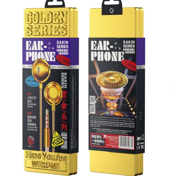 image_4c2ee85c-77db-4585-afb6-5728cefa2f62.jpg YC05 Sakin Series Headphones 3.5mm Mini Jack-Gold