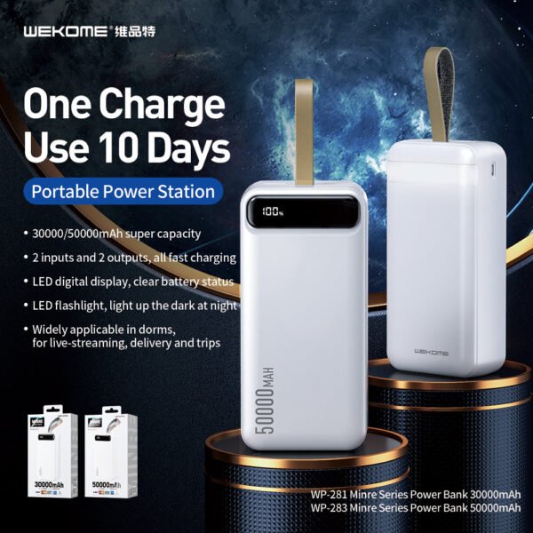 WP-283 Minre Series 50000mAh Powerbank