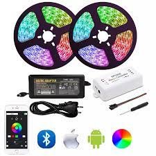 images_56e41350-8c1b-42a8-9f47-aac282052923.jpg Smart Wifi Multi Color Smart LED Strip with controller and power adapter, 5M set